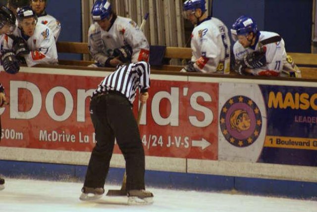 Photo hockey match Angers  - Dijon  le 20/01/2009