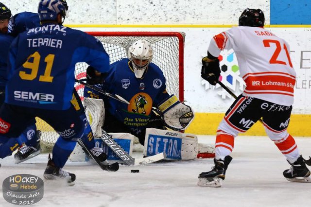 Photo hockey match Chamonix  - Epinal  le 23/12/2015