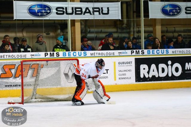 Photo hockey match Chamonix  - Epinal  le 23/12/2015