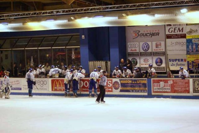 Photo hockey match Angers  - Dijon  le 20/01/2009