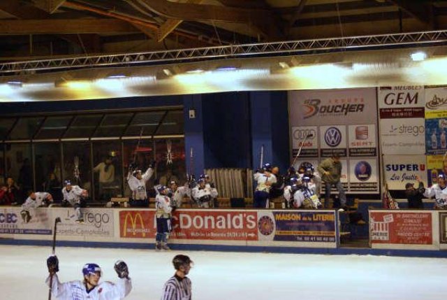 Photo hockey match Angers  - Dijon  le 20/01/2009