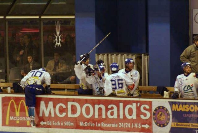 Photo hockey match Angers  - Dijon  le 20/01/2009