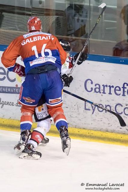 Photo hockey match Lyon - Briançon  le 27/12/2015