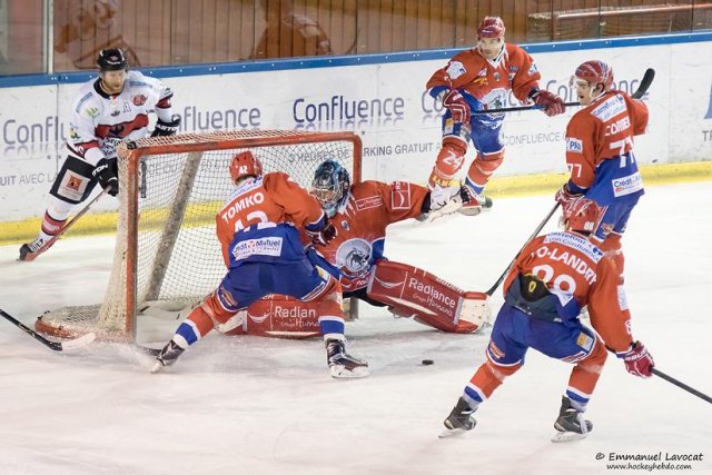 Photo hockey match Lyon - Briançon  le 27/12/2015
