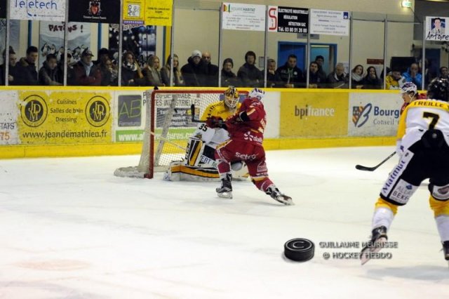 Photo hockey match Dijon  - Rouen le 30/12/2015