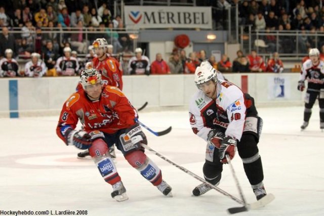 Photo hockey match Briançon  - Grenoble  le 30/12/2008