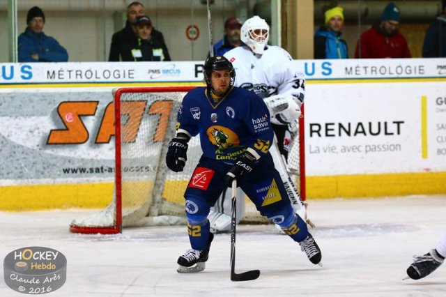 Photo hockey match Chamonix  - Brest  le 06/01/2016