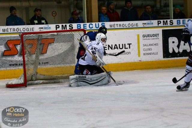 Photo hockey match Chamonix  - Brest  le 06/01/2016