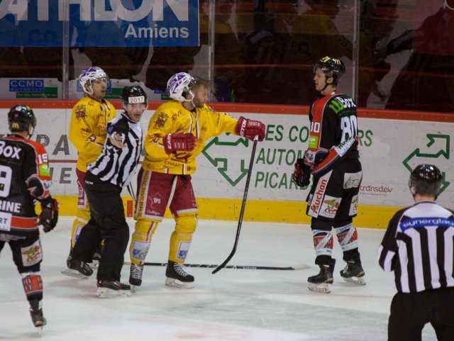 Photo hockey match Amiens  - Dijon  le 06/01/2016