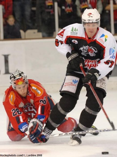 Photo hockey match Briançon  - Grenoble  le 30/12/2008