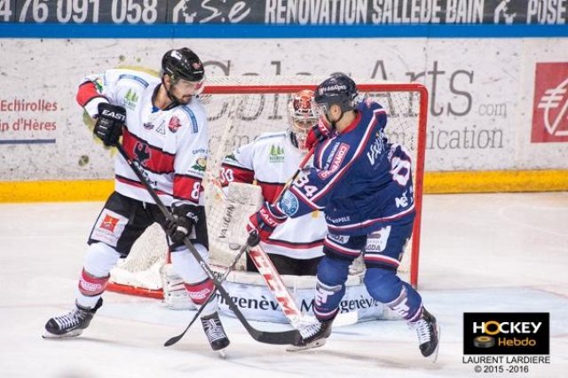 Photo hockey match Grenoble  - Briançon  le 09/01/2016