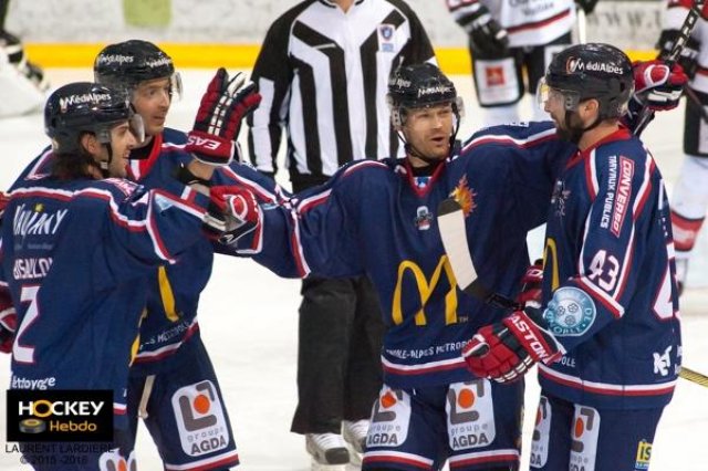 Photo hockey match Grenoble  - Briançon  le 09/01/2016