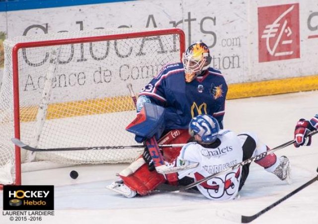 Photo hockey match Grenoble  - Briançon  le 09/01/2016