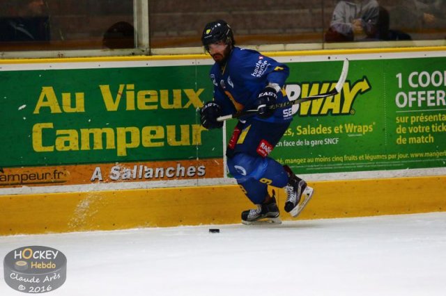 Photo hockey match Chamonix  - Lyon le 09/01/2016