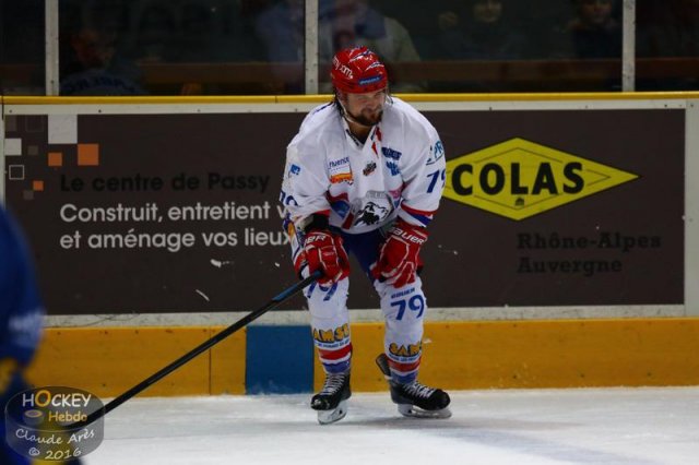 Photo hockey match Chamonix  - Lyon le 09/01/2016