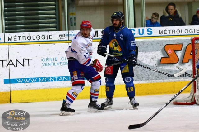 Photo hockey match Chamonix  - Lyon le 09/01/2016