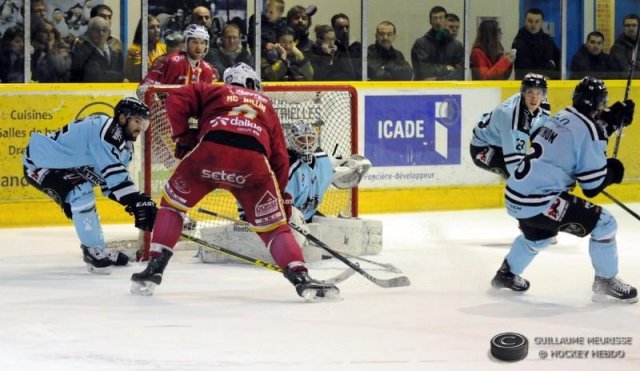 Photo hockey match Dijon  - Brest  le 09/01/2016