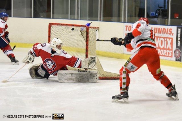 Photo hockey match Wasquehal Lille - Amnéville le 09/01/2016