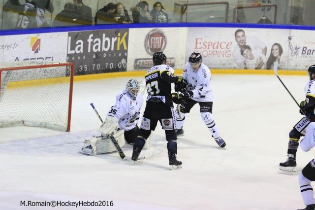 Photo hockey match Rouen - Brest  le 16/01/2016