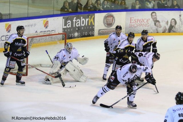 Photo hockey match Rouen - Brest  le 16/01/2016