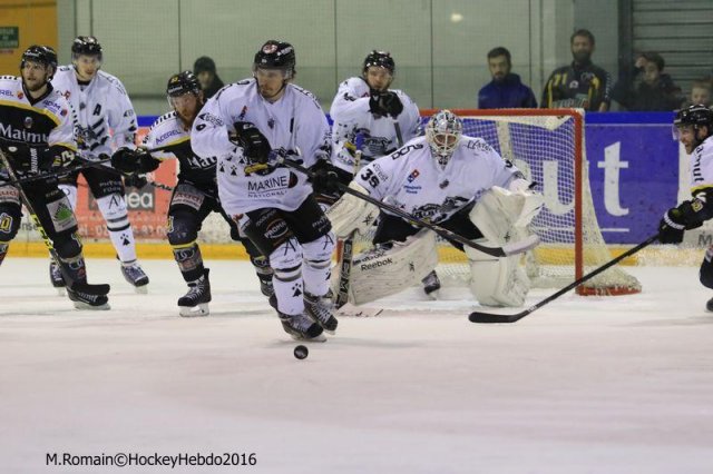 Photo hockey match Rouen - Brest  le 16/01/2016