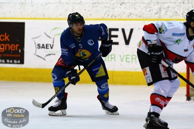 Photo hockey match Chamonix  - Briançon  le 16/01/2016