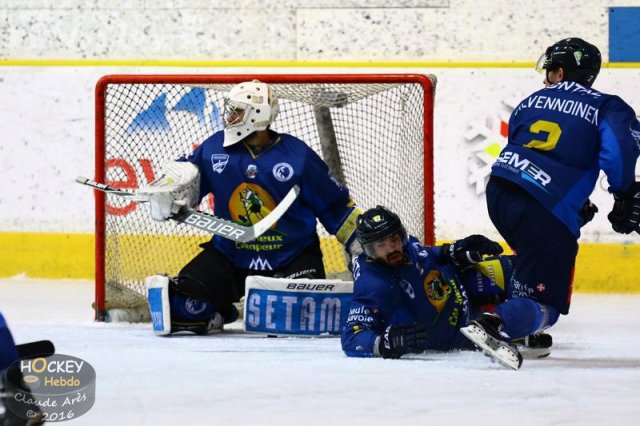 Photo hockey match Chamonix  - Briançon  le 16/01/2016