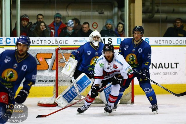 Photo hockey match Chamonix  - Briançon  le 16/01/2016
