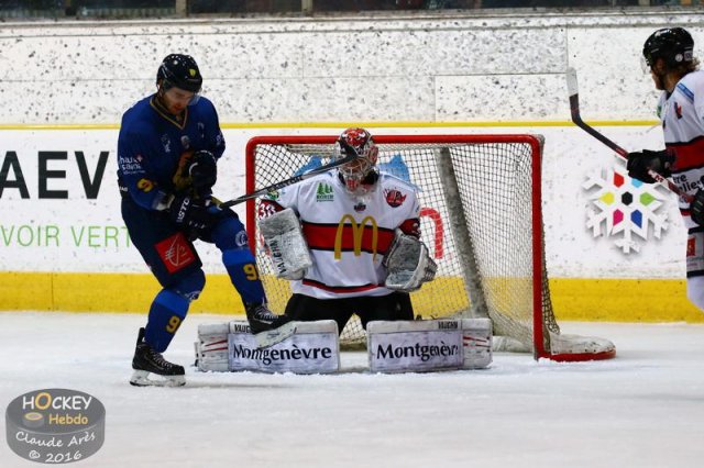 Photo hockey match Chamonix  - Briançon  le 16/01/2016