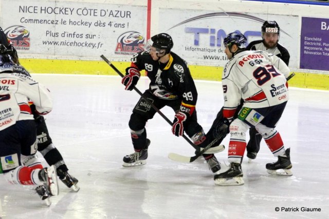 Photo hockey match Nice - Caen  le 16/01/2016