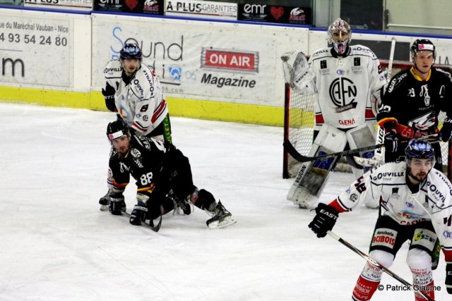 Photo hockey match Nice - Caen  le 16/01/2016