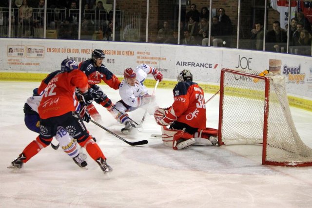 Photo hockey match Angers  - Lyon le 16/01/2016