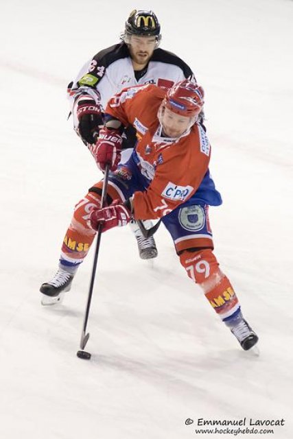Photo hockey match Lyon - Amiens  le 19/01/2016