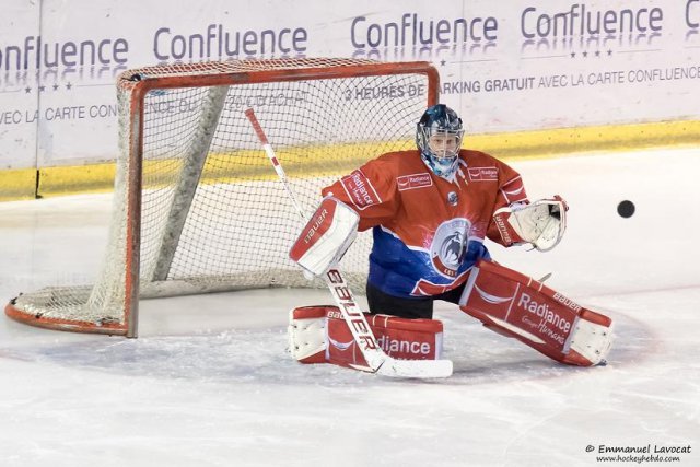Photo hockey match Lyon - Amiens  le 19/01/2016