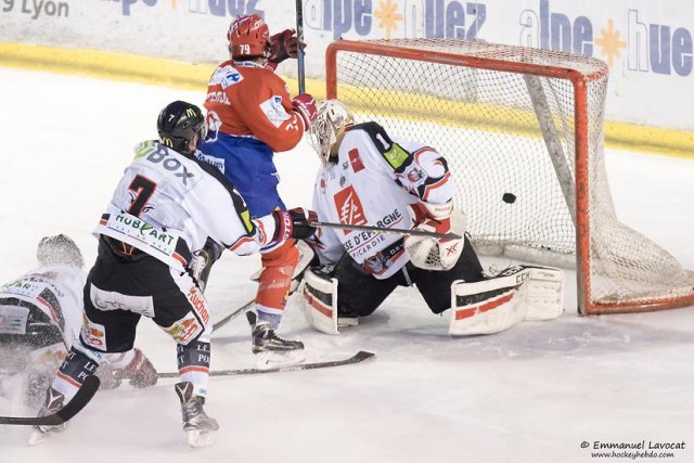 Photo hockey match Lyon - Amiens  le 19/01/2016