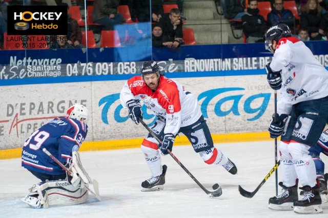Photo hockey match Grenoble  - Angers  le 29/01/2016