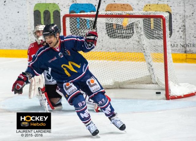Photo hockey match Grenoble  - Angers  le 29/01/2016