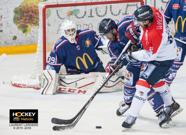 Photo hockey match Grenoble  - Angers  le 29/01/2016