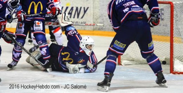 Photo hockey match Grenoble  - Angers  le 29/01/2016