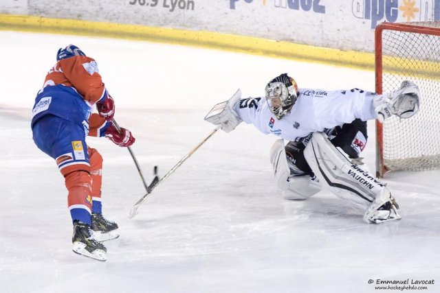 Photo hockey match Lyon - Brest  le 29/01/2016