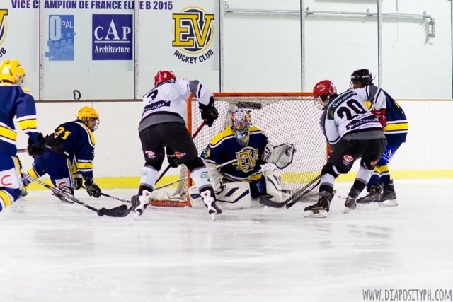 Photo hockey reportage U18 Elite A : Evry-Viry - Briançon en images 	