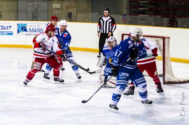 Photo hockey match Marseille - Amnéville le 06/02/2016