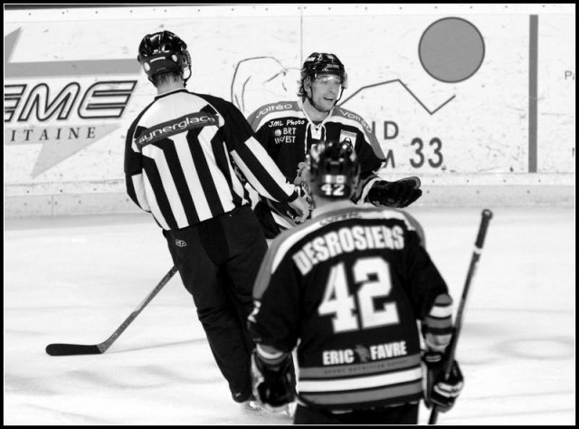 Photo hockey match Bordeaux - Briançon  le 06/02/2016