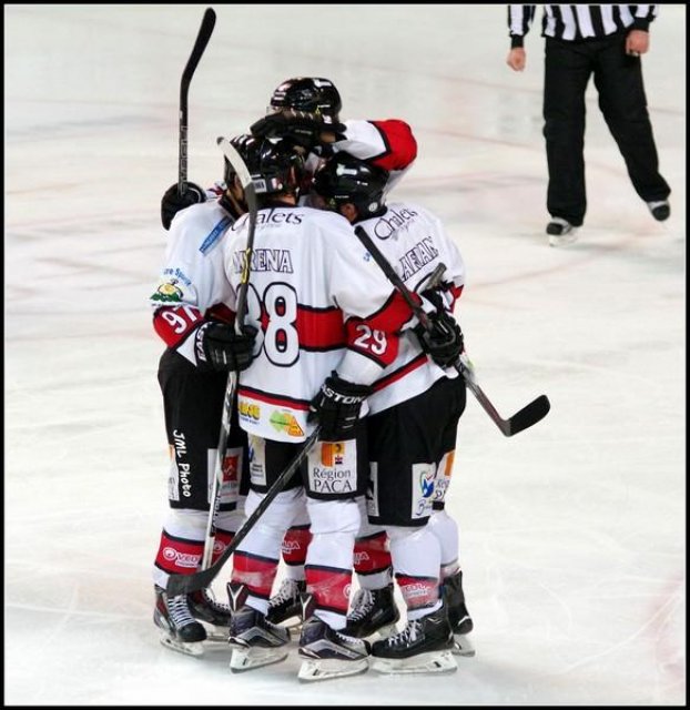 Photo hockey match Bordeaux - Briançon  le 06/02/2016