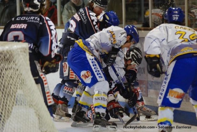 Photo hockey match Angers  - Villard-de-Lans le 24/01/2009