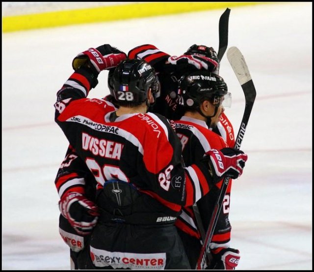 Photo hockey match Bordeaux - Dijon  le 20/02/2016