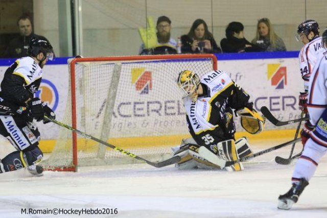 Photo hockey match Rouen - Grenoble  le 23/02/2016