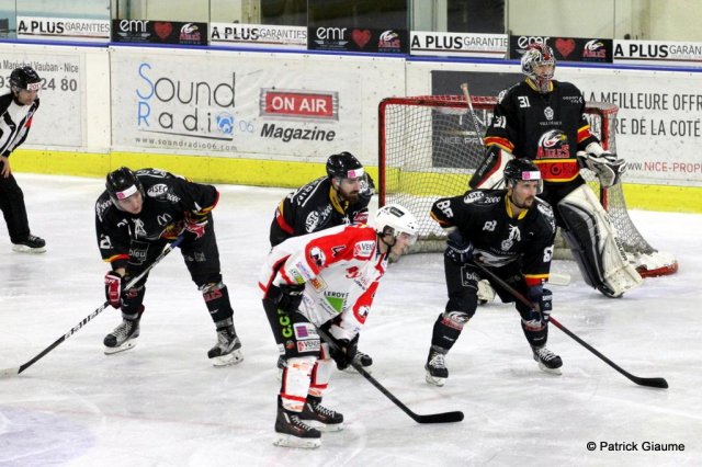 Photo hockey match Nice - La Roche-sur-Yon le 27/02/2016