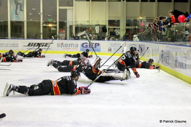 Photo hockey match Nice - La Roche-sur-Yon le 27/02/2016