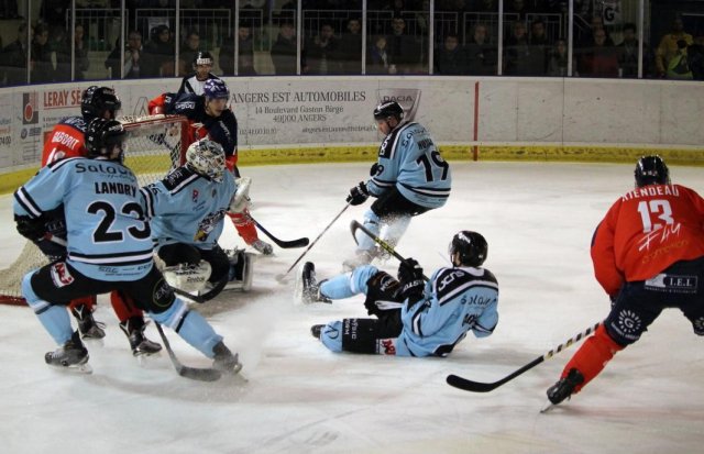 Photo hockey match Angers  - Brest  le 27/02/2016